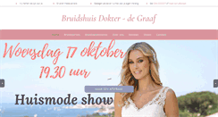 Desktop Screenshot of bruidshuisdokterdegraaf.nl