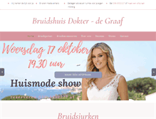 Tablet Screenshot of bruidshuisdokterdegraaf.nl